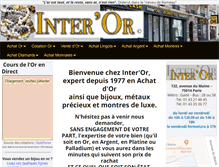 Tablet Screenshot of inter-or.com